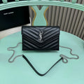 Black silver crossbody