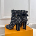 Denim Ankle Boots