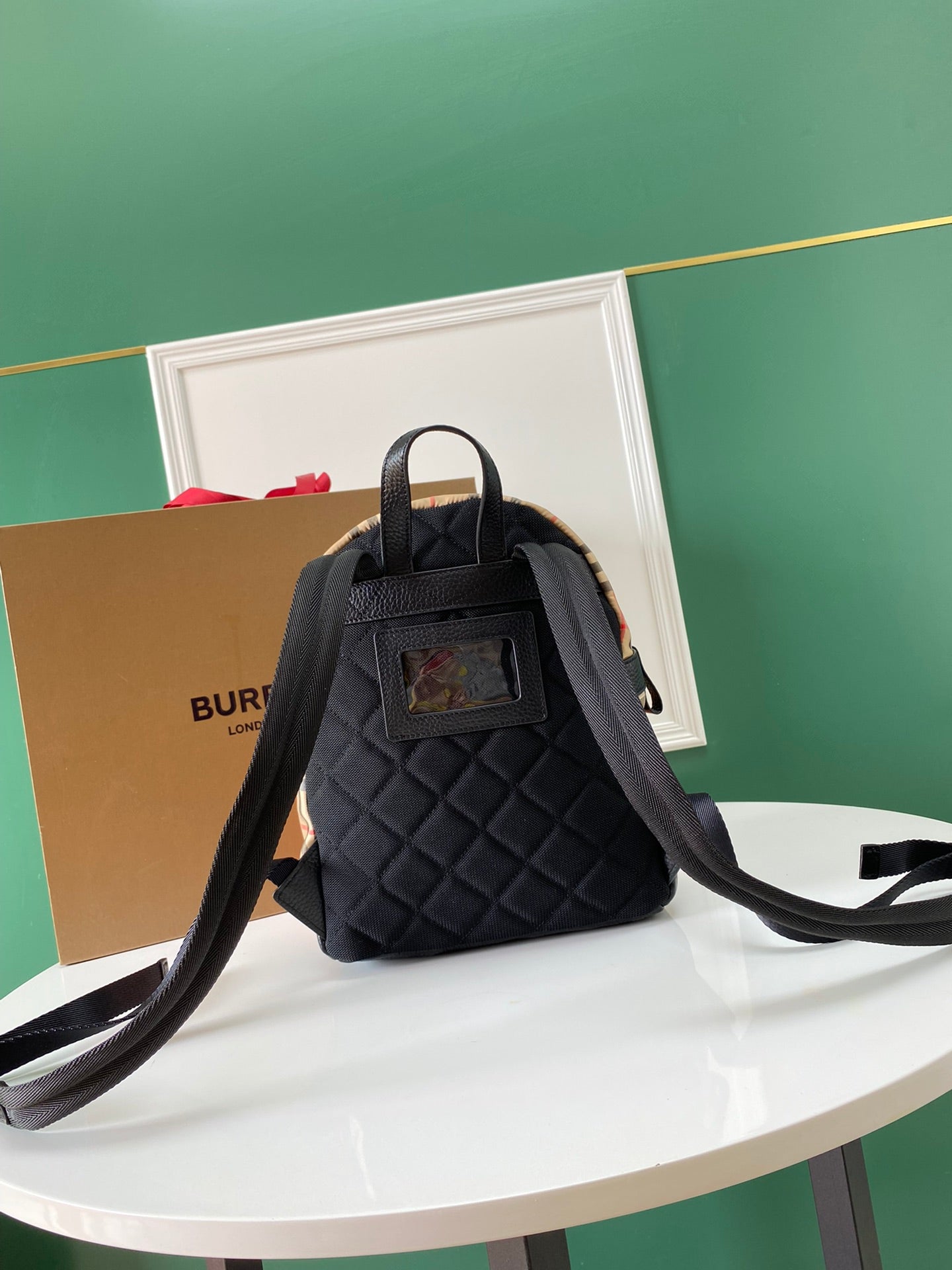 Retro Checkered Backpack