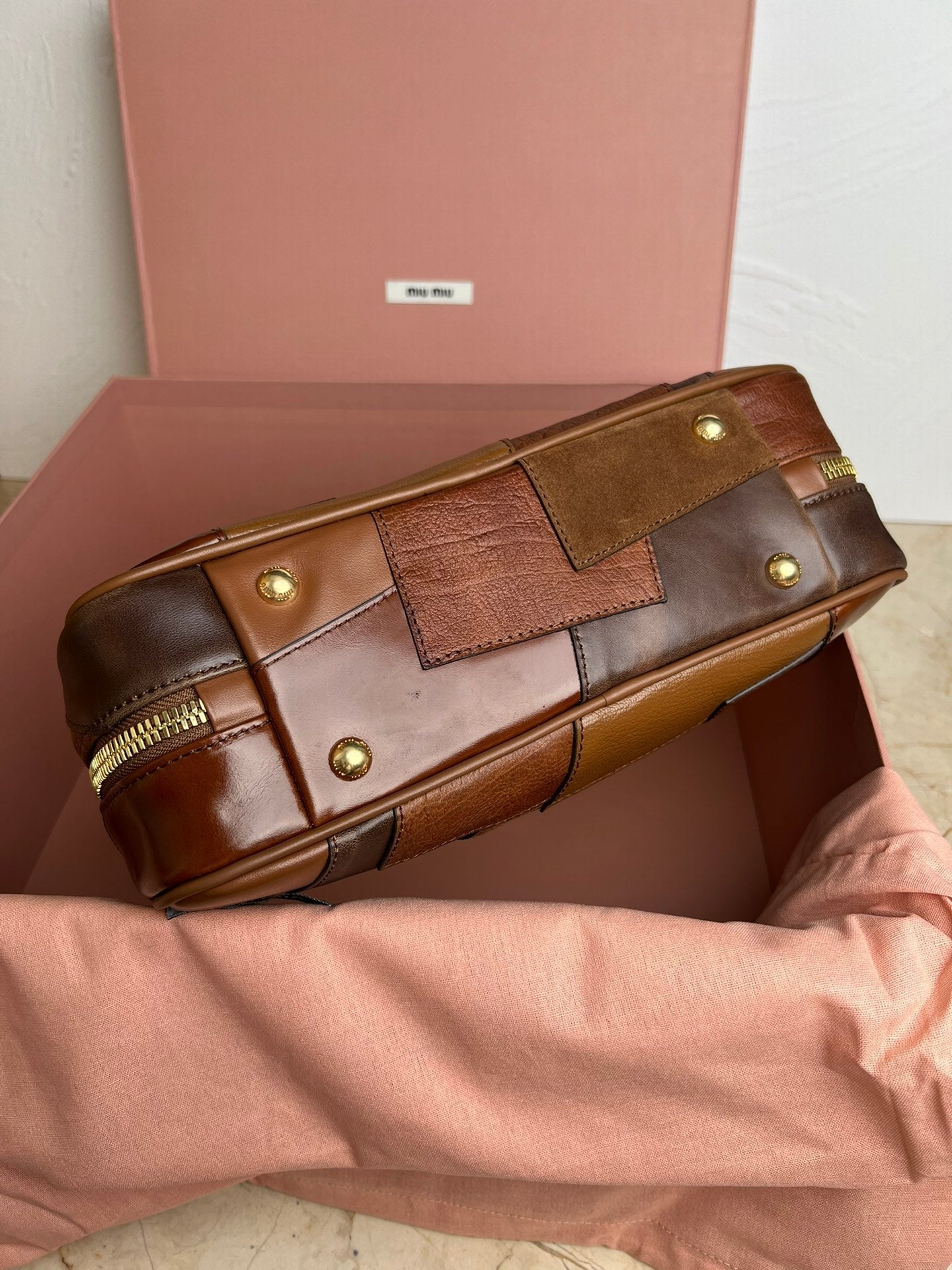 Patchwork Bowling Bag